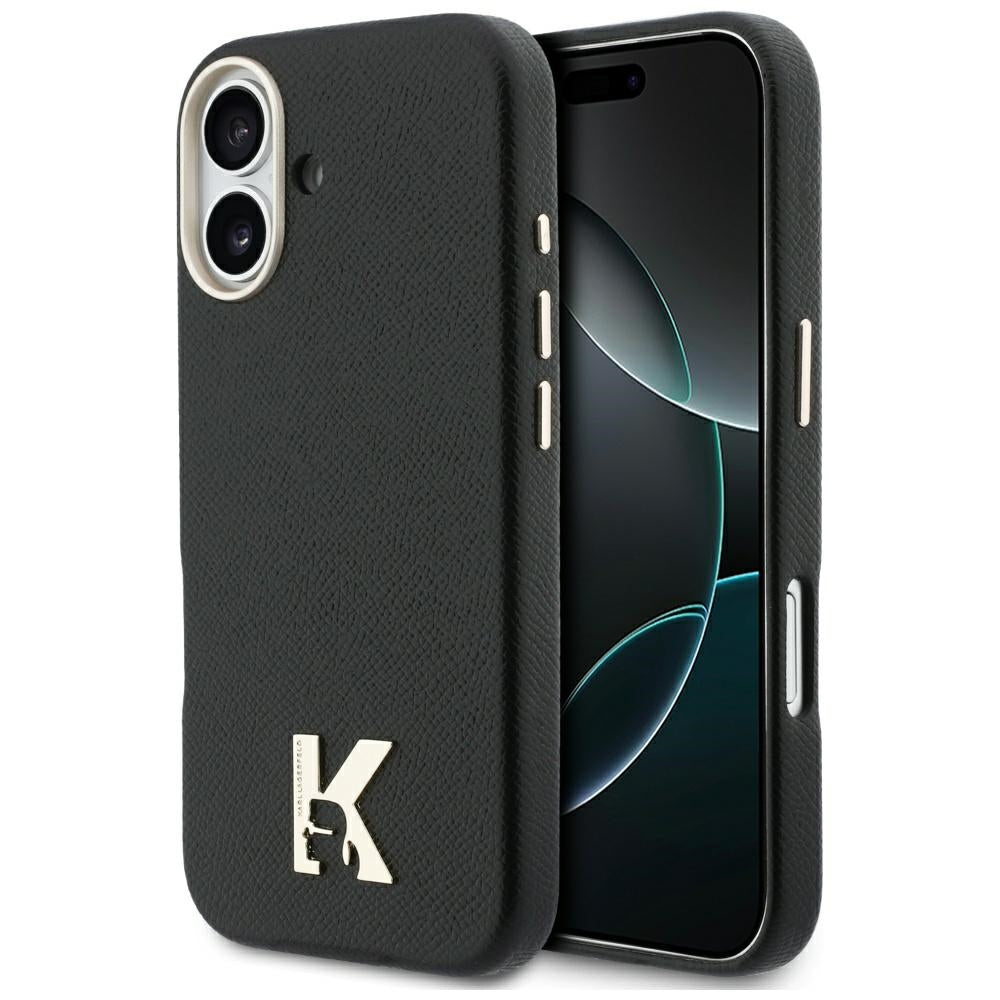 Custodia MagSafe per Apple iPhone 17, Karl Lagerfeld, Karl Head Logo, Nera