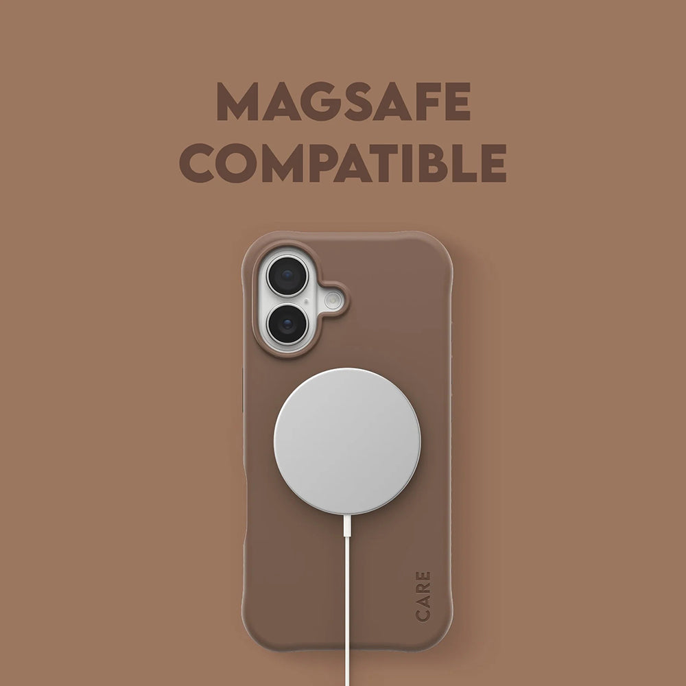 MagSafe Case for Apple iPhone 17, PanzerGlass, Fashionable Care, Brown