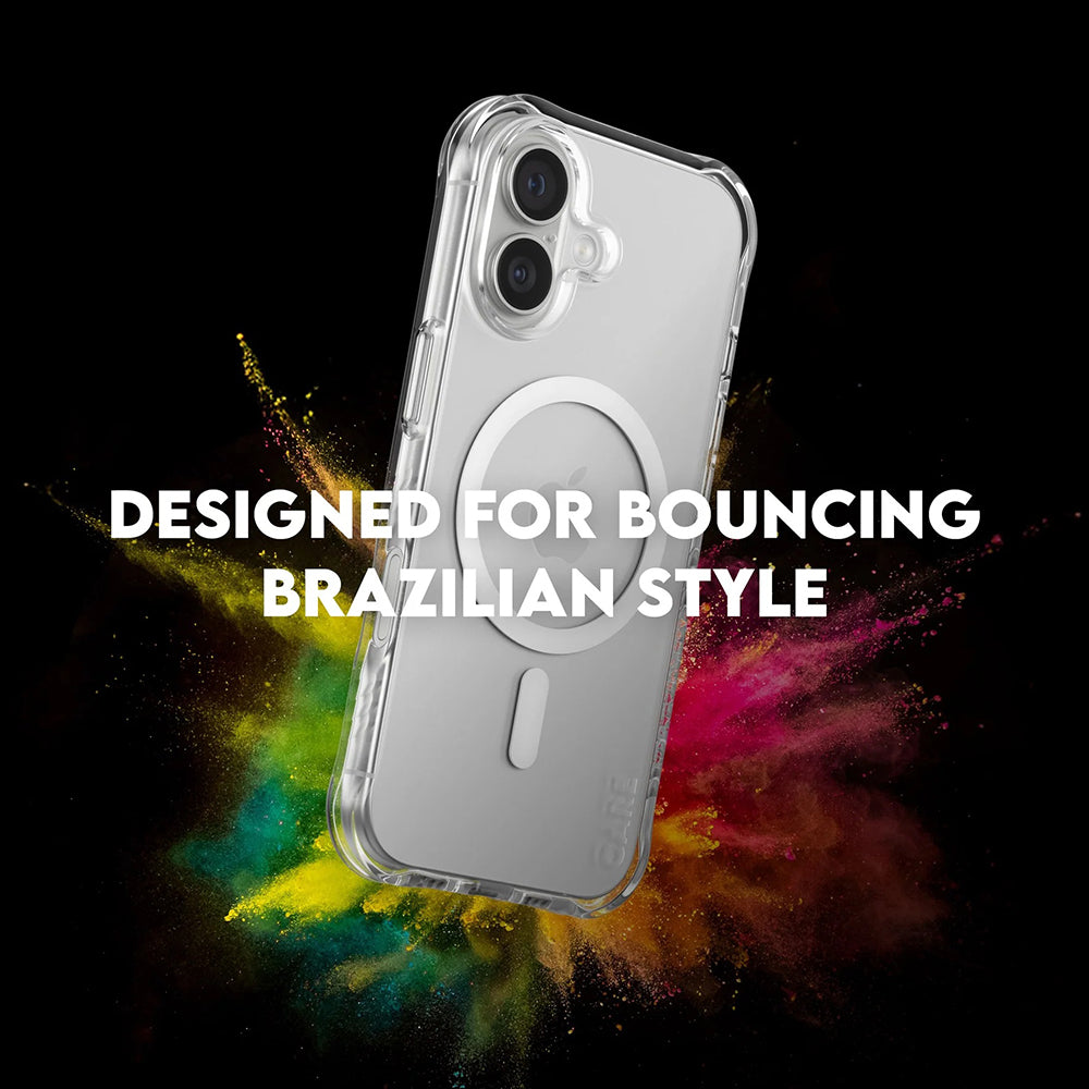 MagSafe Case for Apple iPhone 17, PanzerGlass, Fashionable Care, White Transparent