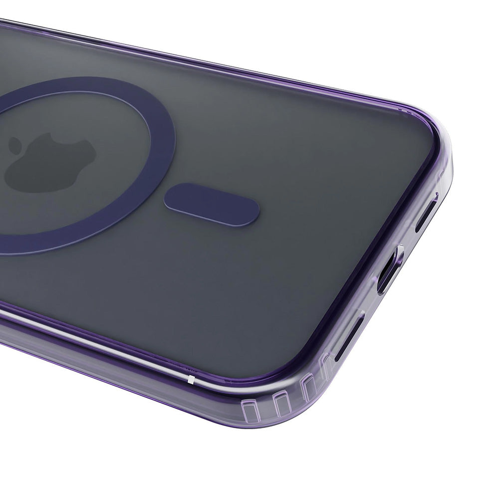 Custodia MagSafe per Apple iPhone 17 Pro, 3MK, Frosty MagCase, Viola