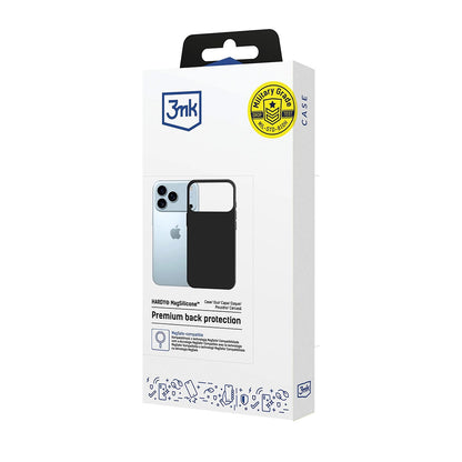 Custodia MagSafe per Apple iPhone 17 Pro, 3MK, Hardy, Nera