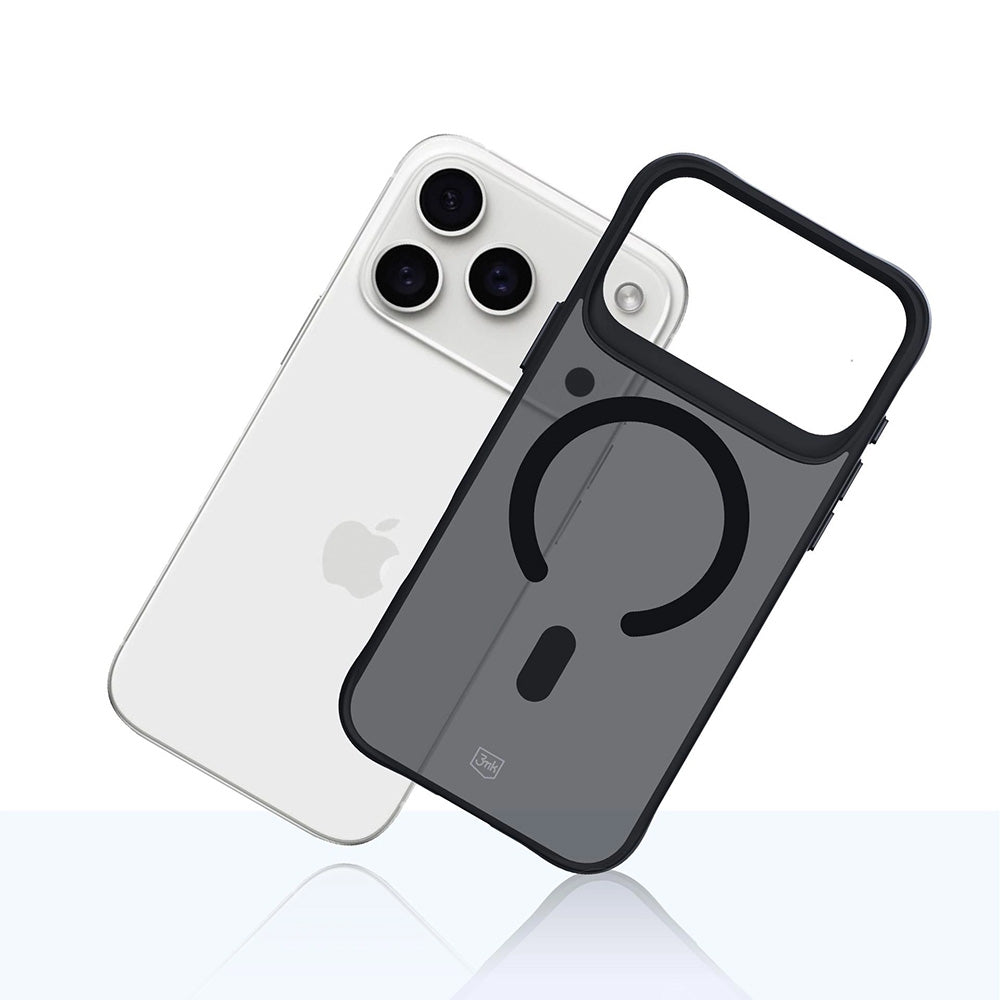 Custodia MagSafe per Apple iPhone 17 Pro, 3MK, Smoke MagCase, Nera