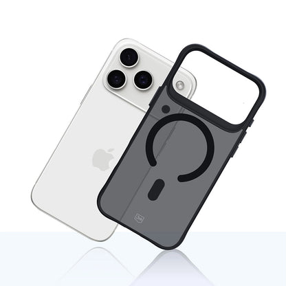 Custodia MagSafe per Apple iPhone 17 Pro, 3MK, Smoke MagCase, Nera