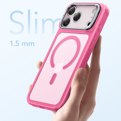 Custodia MagSafe per Apple iPhone 17 Pro, ESR, Classic Hybrid Kickstand, Rosa Satinato