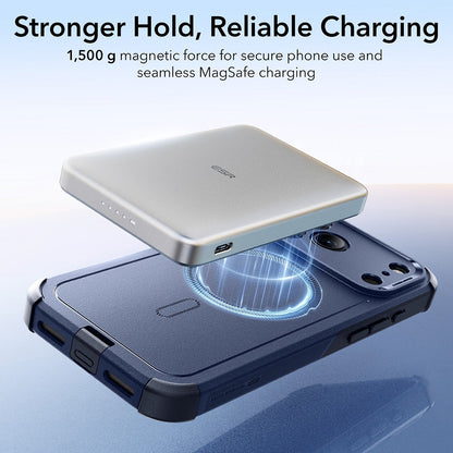 Custodia MagSafe per Apple iPhone 17 Pro, ESR, Cyber, Blu