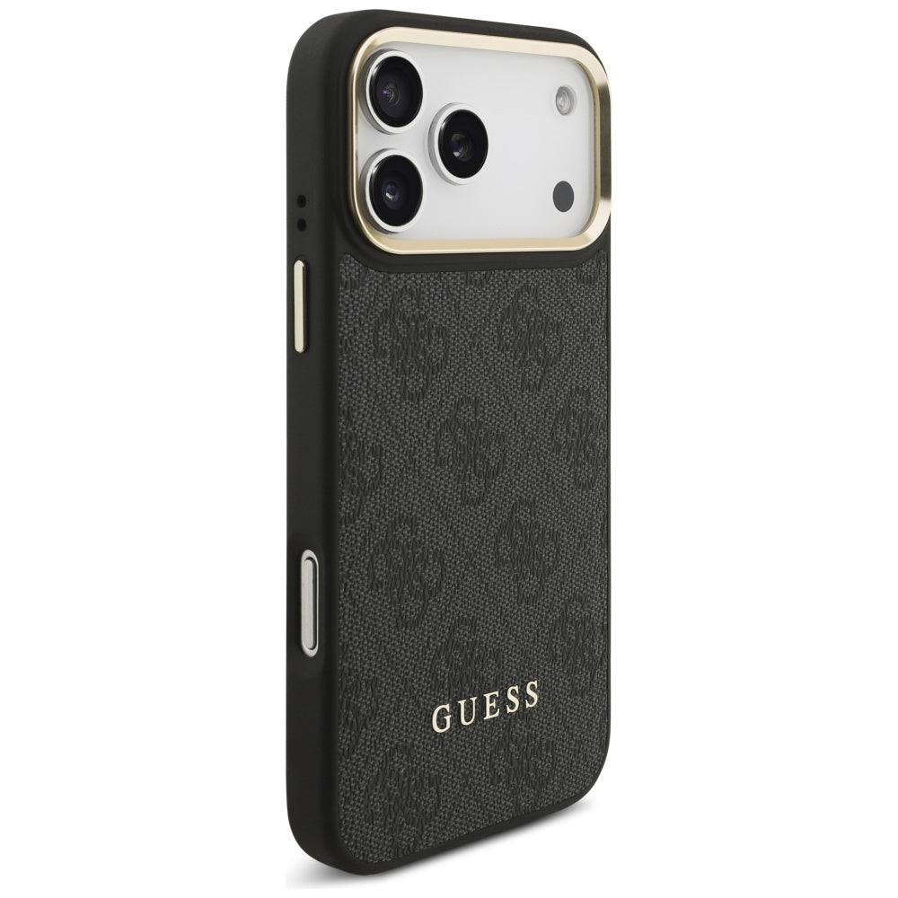 Custodia MagSafe per Apple iPhone 17 Pro, Guess, Cardslot 4G, Nera