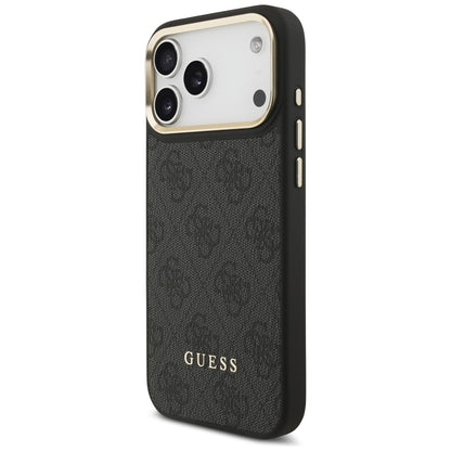 Custodia MagSafe per Apple iPhone 17 Pro, Guess, Cardslot 4G, Nera