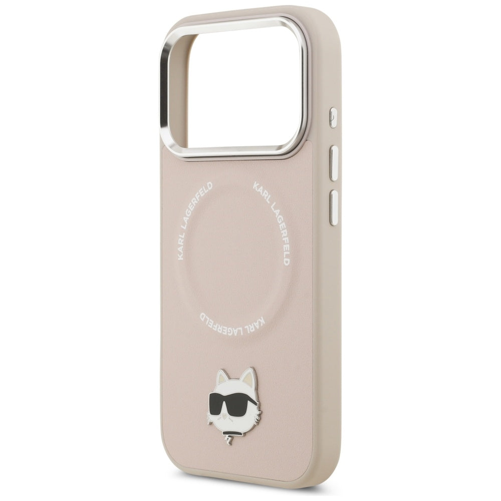 MagSafe Case for Apple iPhone 17 Pro, Karl Lagerfeld, Choupette Pin, Pink