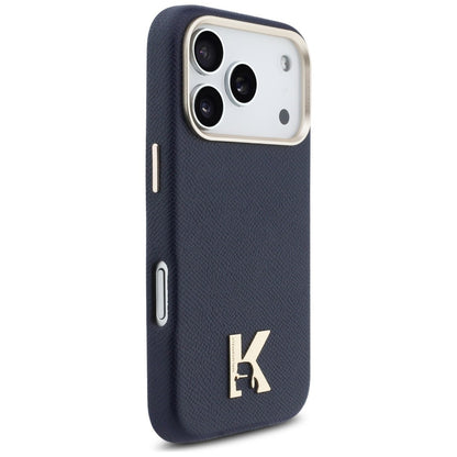 Custodia MagSafe per Apple iPhone 17 Pro, Karl Lagerfeld, Karl Head Logo, Blu