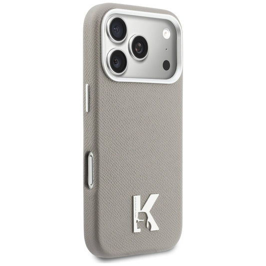 Custodia MagSafe per Apple iPhone 17 Pro, Karl Lagerfeld, Karl Head Logo, Grigio