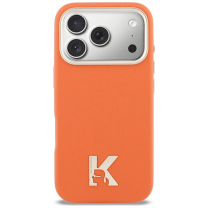 Custodia MagSafe per Apple iPhone 17 Pro, Karl Lagerfeld, Karl Head Logo, Arancione