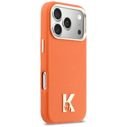 Custodia MagSafe per Apple iPhone 17 Pro, Karl Lagerfeld, Karl Head Logo, Arancione