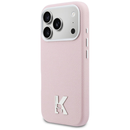 Custodia MagSafe per Apple iPhone 17 Pro, Karl Lagerfeld, Karl Head Logo, Rosa