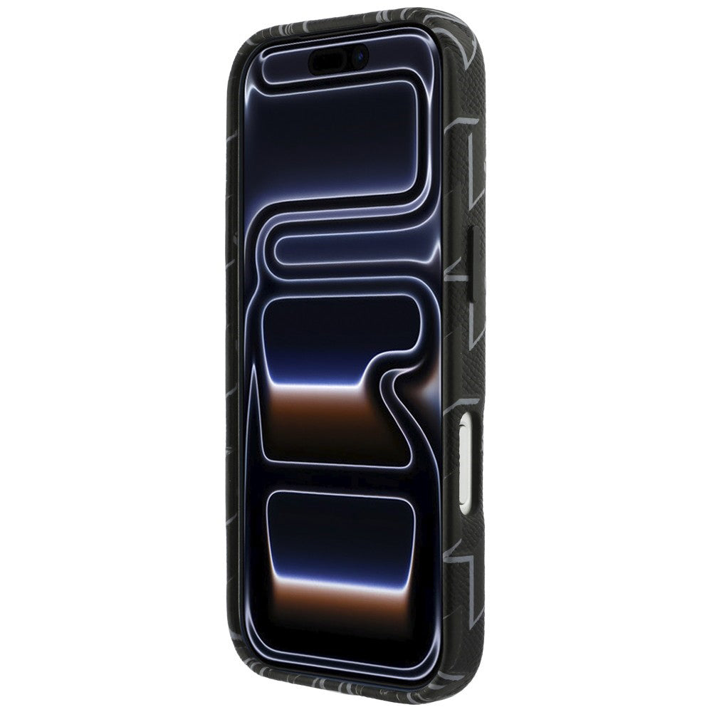 Custodia MagSafe per Apple iPhone 17 Pro, Karl Lagerfeld, Logo KL Monogram, Nera