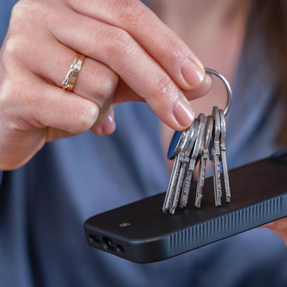 Custodia MagSafe per Apple iPhone 17 Pro Max, 3MK, Smoke MagCase, Nera