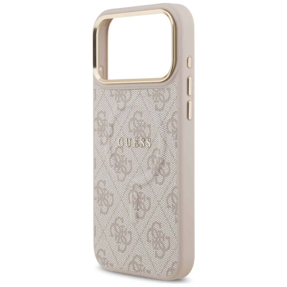 Custodia MagSafe per Apple iPhone 17 Pro Max, Guess, 4G Classic, Rosa