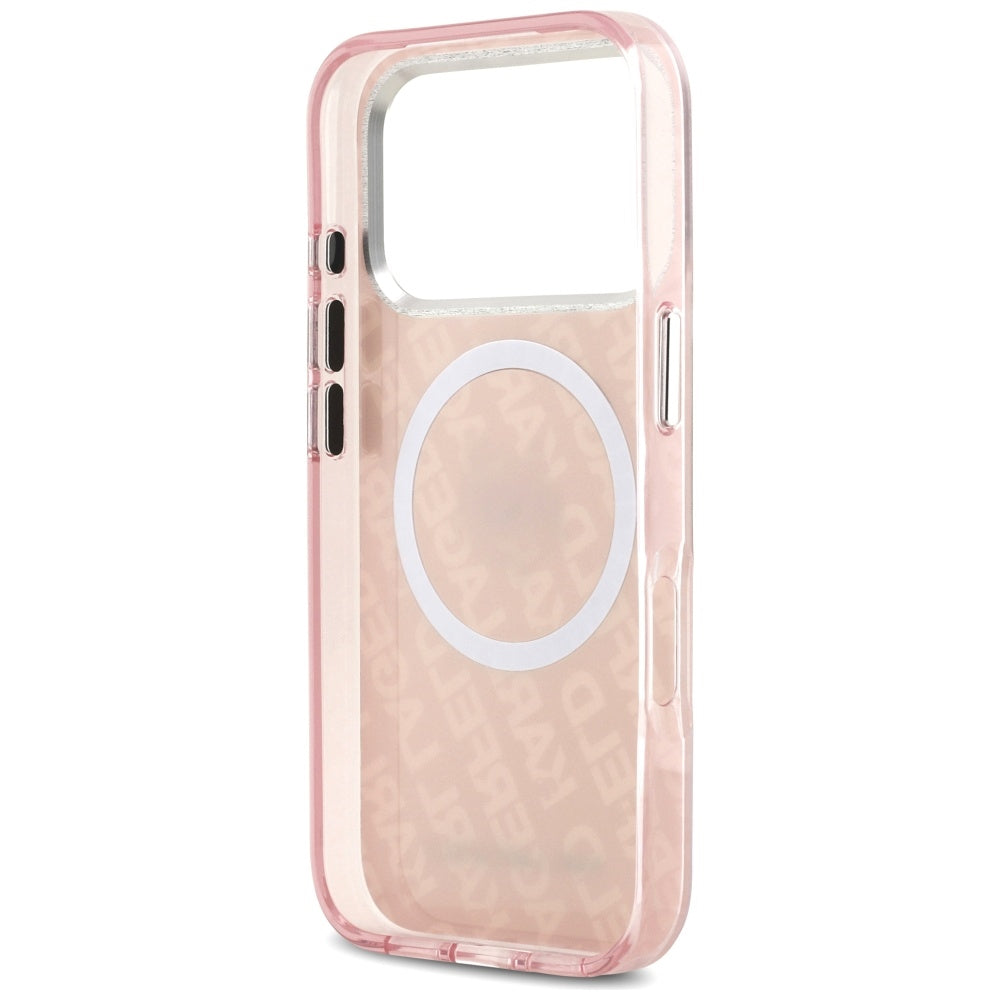 Custodia MagSafe per Apple iPhone 17 Pro Max, Karl Lagerfeld, IML Choupette's Head, Rosa