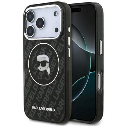 Custodia MagSafe per Apple iPhone 17 Pro Max, Karl Lagerfeld, IML Karl`s Head, Nera