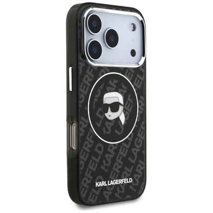 Custodia MagSafe per Apple iPhone 17 Pro Max, Karl Lagerfeld, IML Karl`s Head, Nera