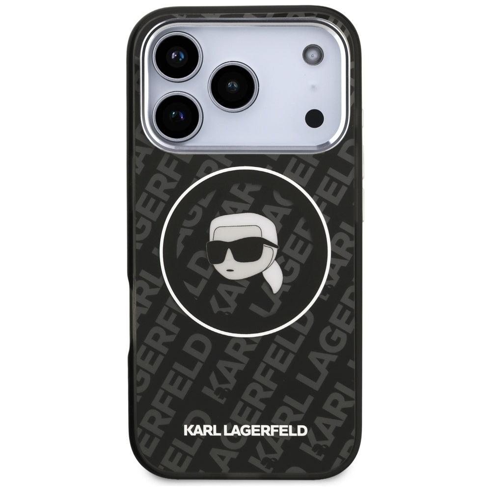Custodia MagSafe per Apple iPhone 17 Pro Max, Karl Lagerfeld, IML Karl`s Head, Nera
