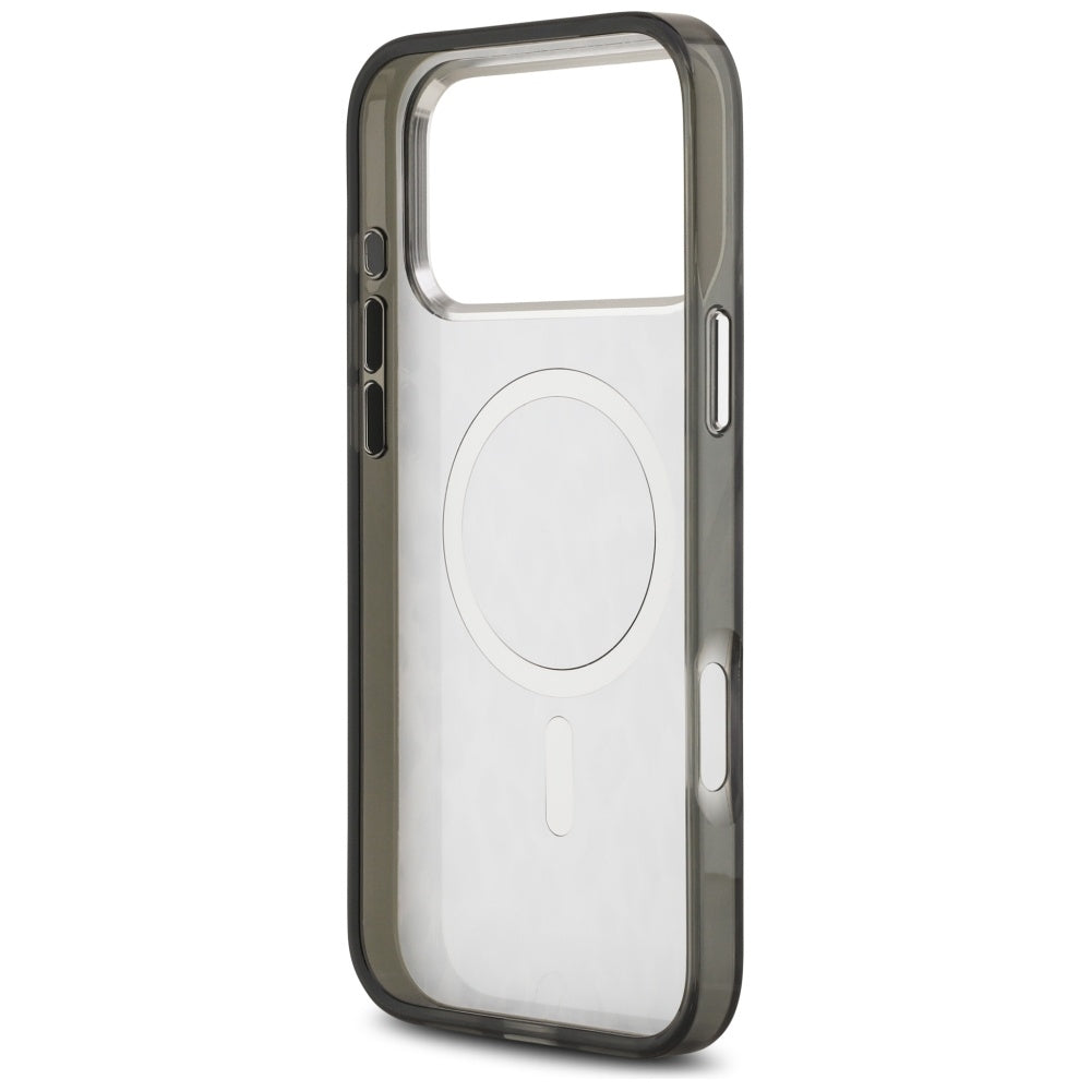 Custodia MagSafe per Apple iPhone 17 Pro Max, Karl Lagerfeld, IML Leopard Pattern, Nera