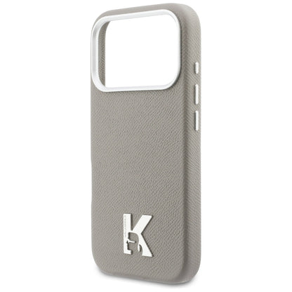 Custodia MagSafe per Apple iPhone 17 Pro Max, Karl Lagerfeld, Karl Head Logo, Grigio