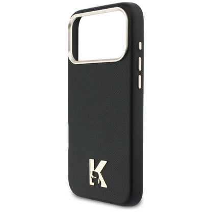 Custodia MagSafe per Apple iPhone 17 Pro Max, Karl Lagerfeld, Karl Head Logo, Nera