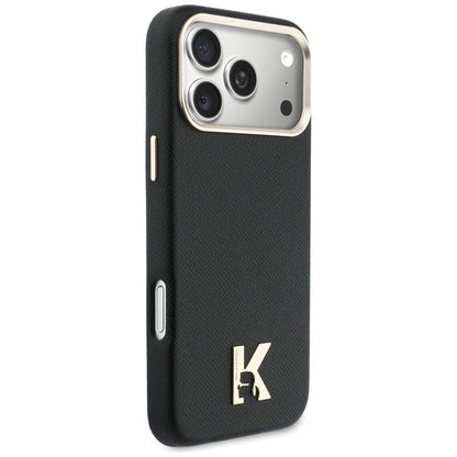 Custodia MagSafe per Apple iPhone 17 Pro Max, Karl Lagerfeld, Karl Head Logo, Nera