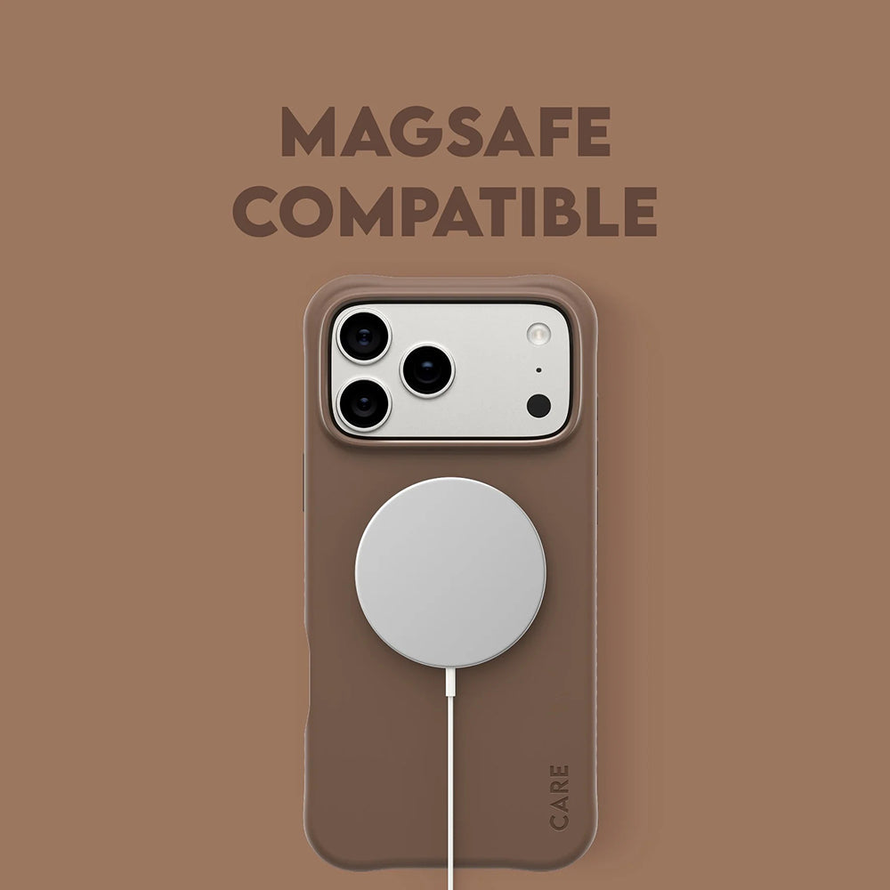 Custodia MagSafe per Apple iPhone 17 Pro Max, PanzerGlass, Care Fashionable, Marrone