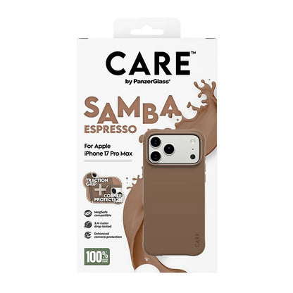 Custodia MagSafe per Apple iPhone 17 Pro Max, PanzerGlass, Care Fashionable, Marrone