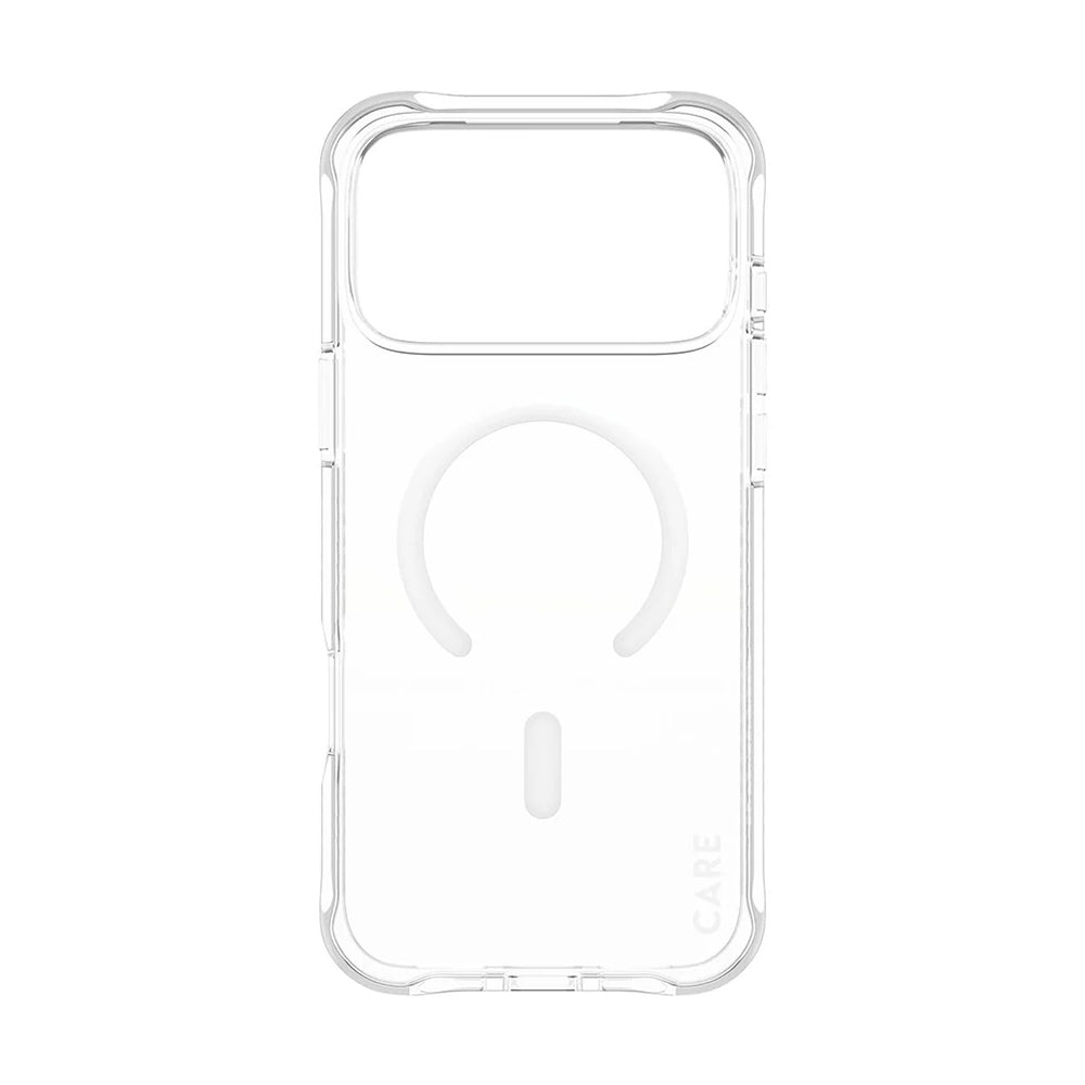 Custodia MagSafe per Apple iPhone 17 Pro Max, PanzerGlass, Care Fashionable, Trasparente Bianca