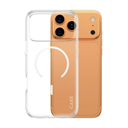 Custodia MagSafe per Apple iPhone 17 Pro Max, PanzerGlass, Care Urban Explorer, Trasparente Bianca
