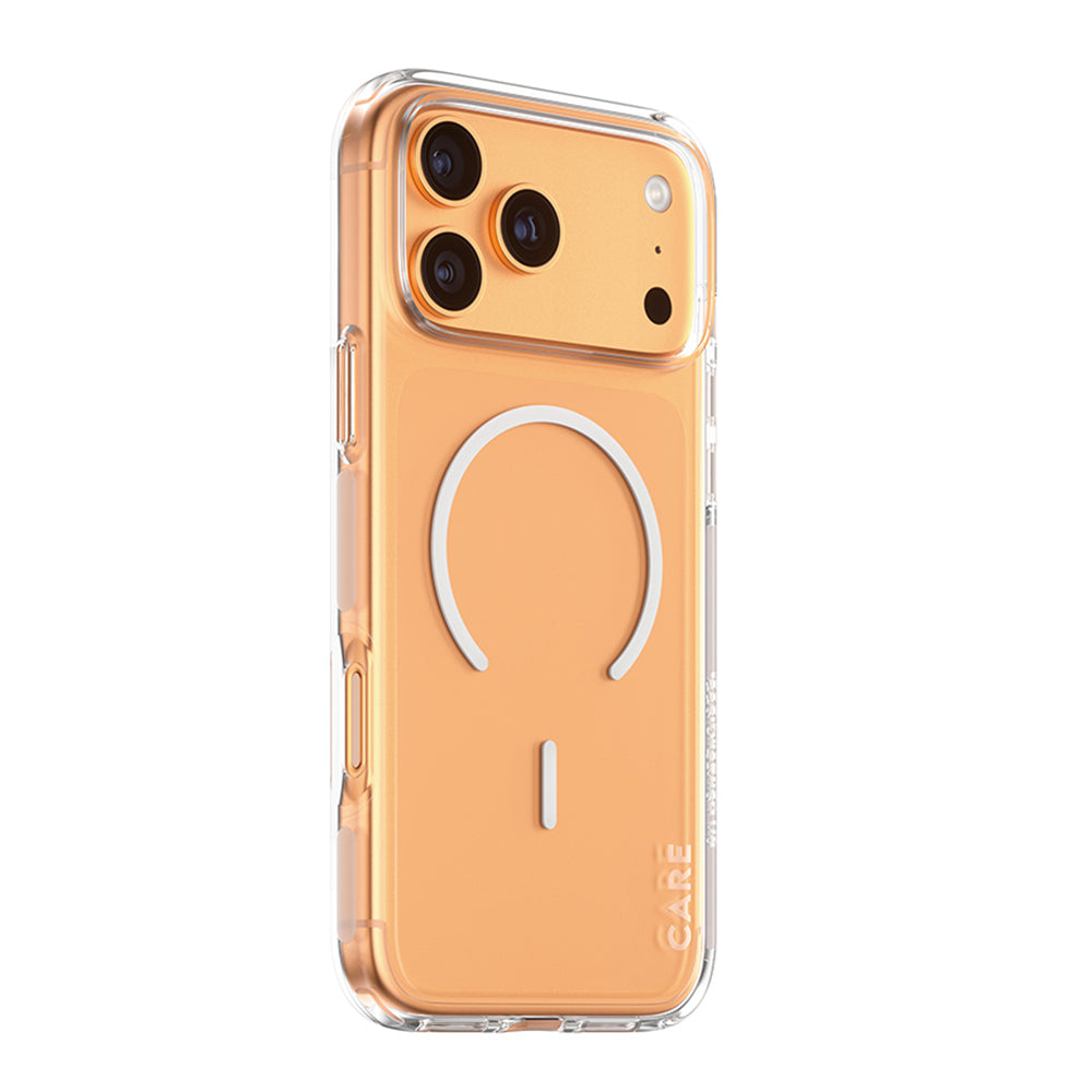 Custodia MagSafe per Apple iPhone 17 Pro Max, PanzerGlass, Care Urban Explorer, Trasparente Bianca