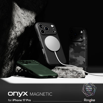 Custodia MagSafe per Apple iPhone 17 Pro Max, Ringke, Onyx, Camuffamento