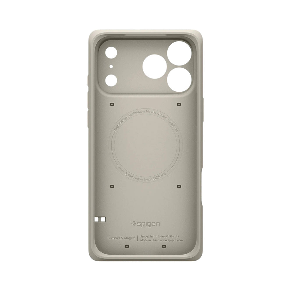 Custodia MagSafe per Apple iPhone 17 Pro Max, Spigen, Classic LS, Crema ACS10478