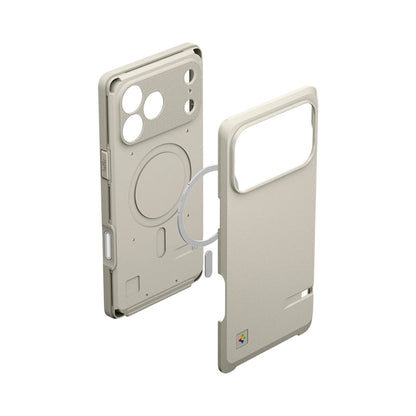 Custodia MagSafe per Apple iPhone 17 Pro Max, Spigen, Classic LS, Crema ACS10478