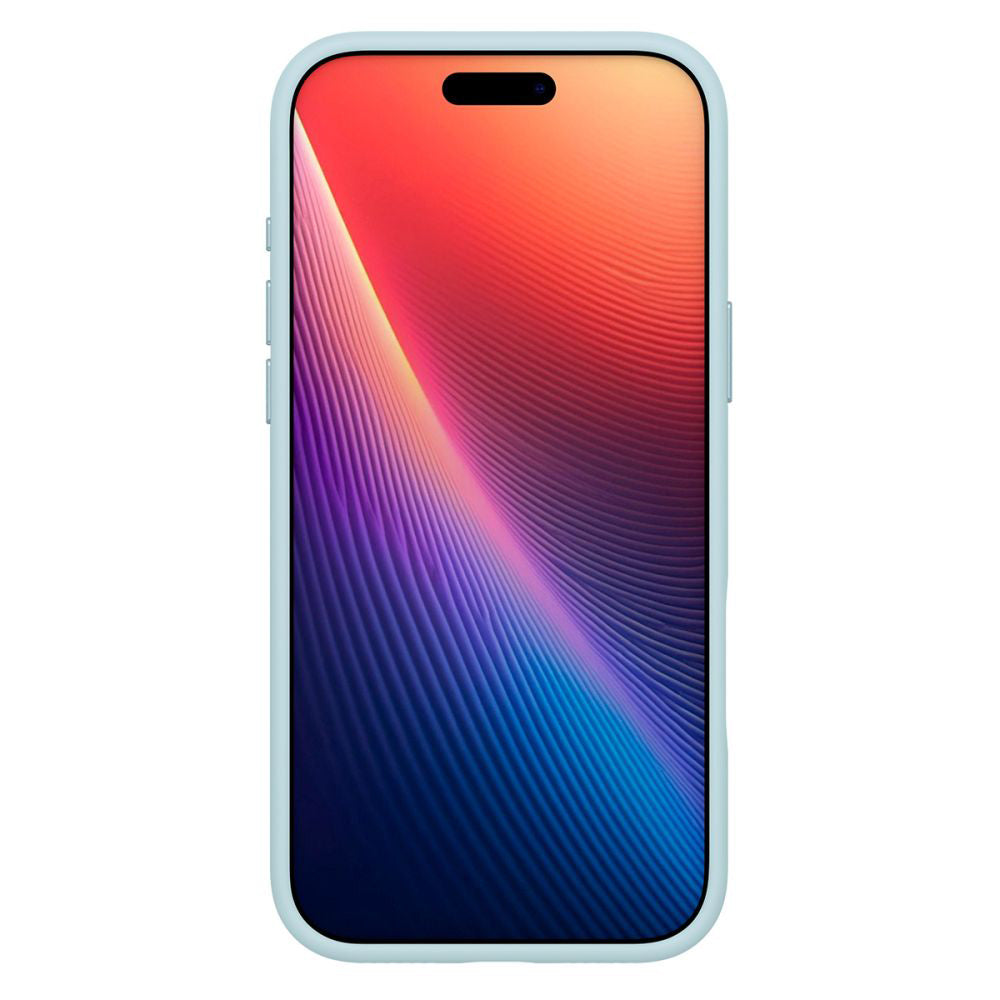 Custodia MagSafe per Apple iPhone 17 Pro Max, Spigen, Silicone Fit, Blu