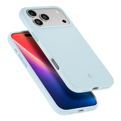 Custodia MagSafe per Apple iPhone 17 Pro Max, Spigen, Silicone Fit, Blu