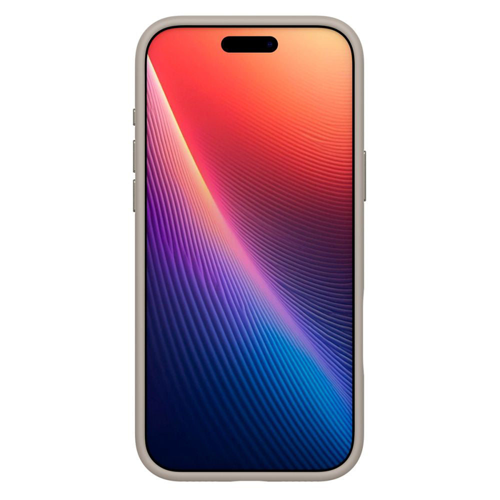 Custodia MagSafe per Apple iPhone 17 Pro Max, Spigen, Silicone Fit, Crema