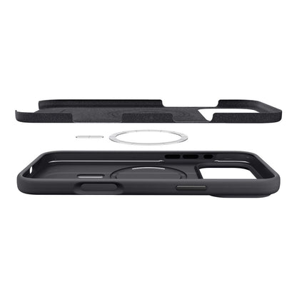 Custodia MagSafe per Apple iPhone 17 Pro Max, Spigen, Silicone Fit, Nera