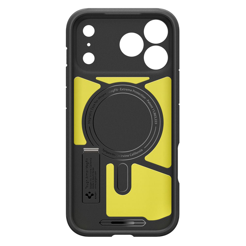 Custodia MagSafe per Apple iPhone 17 Pro Max, Spigen, Tough Armor T, Grigio