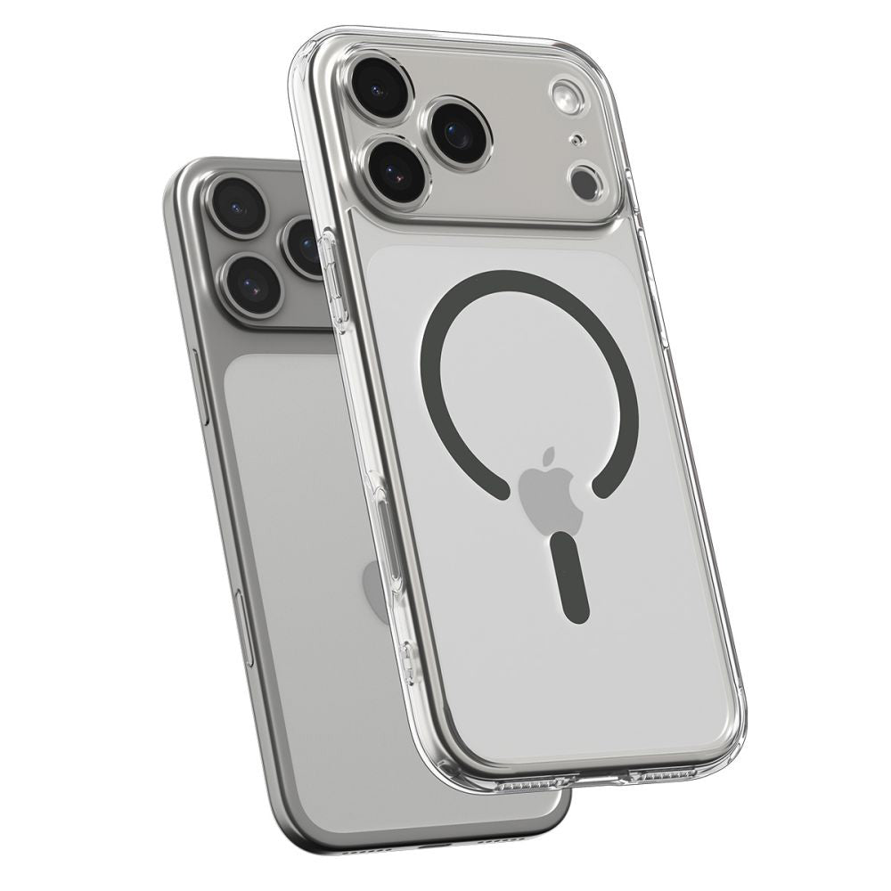 Custodia MagSafe per Apple iPhone 17 Pro Max, Spigen, Ultra Hybrid, Grigio