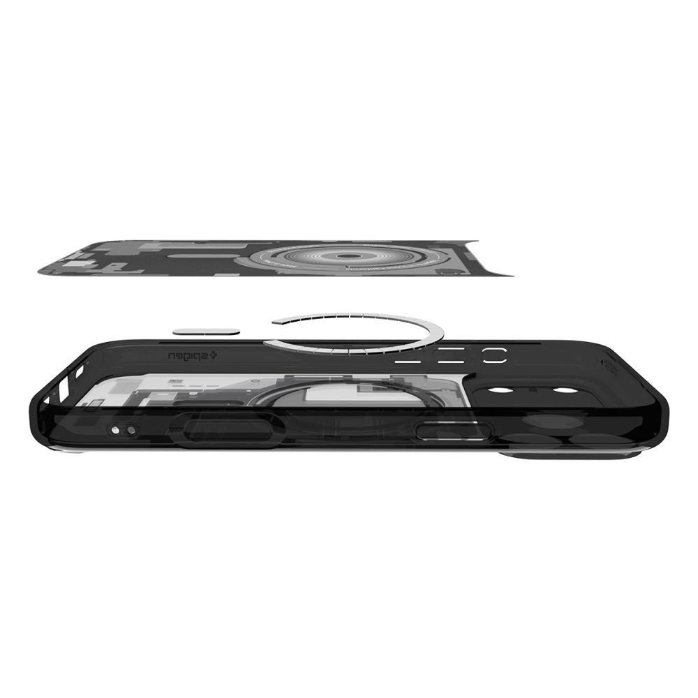 Custodia MagSafe per Apple iPhone 17 Pro Max, Spigen, Ultra Hybrid Zero One, Nera