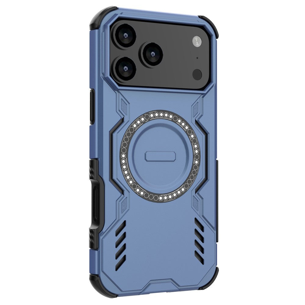 Custodia MagSafe per Apple iPhone 17 Pro Max, Techsuit, ArmorMag, Blu