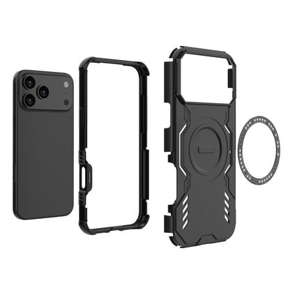 Custodia MagSafe per Apple iPhone 17 Pro Max, Techsuit, ArmorMag, Blu