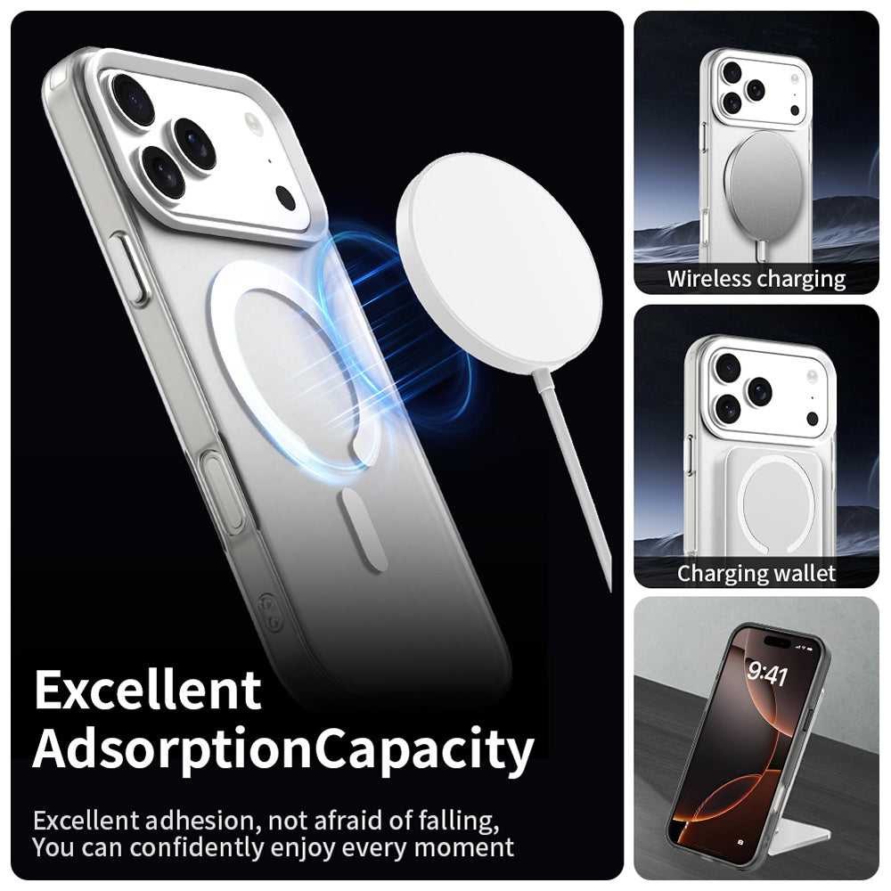 Custodia MagSafe per Apple iPhone 17 Pro Max, Techsuit, CandyCase, Bianca