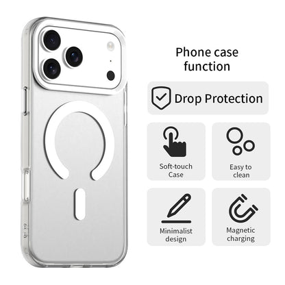 Custodia MagSafe per Apple iPhone 17 Pro Max, Techsuit, CandyCase, Bianca