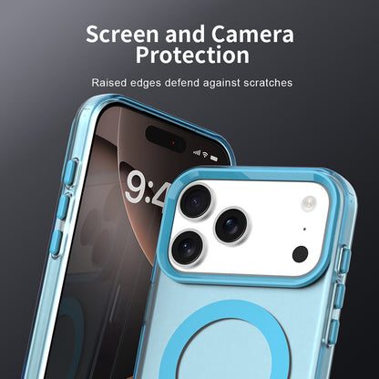 Custodia MagSafe per Apple iPhone 17 Pro Max, Techsuit, CandyCase, Blu