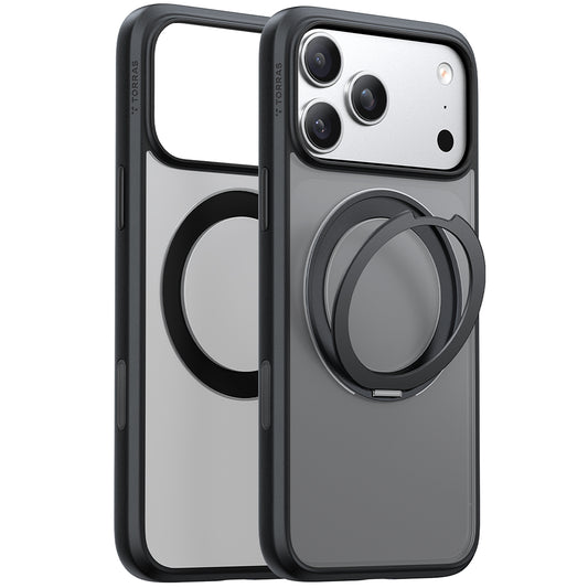 Custodia MagSafe per Apple iPhone 17 Pro Max, Torras, Ostand Pro, Nera