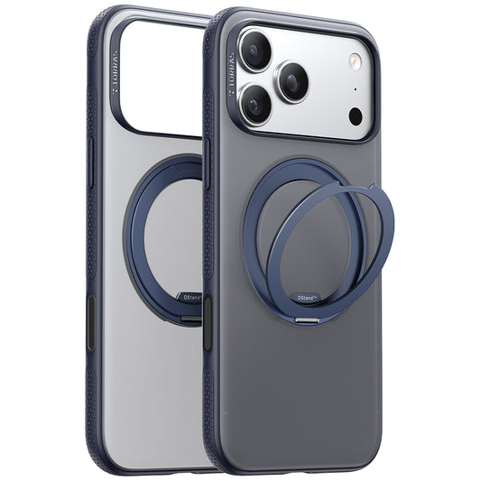Custodia MagSafe per Apple iPhone 17 Pro Max, Torras, Ostand R Fitness, Blu